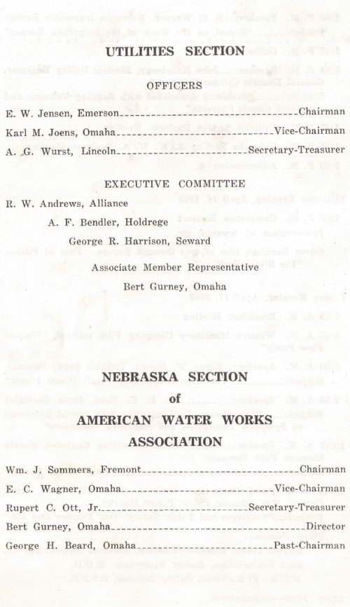 1959 meeting agenda